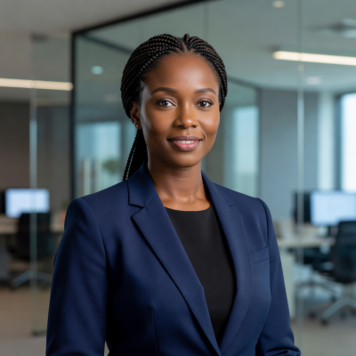 Portrait of Amara Osei, VP of Operations at pebbiclicksprint.quest