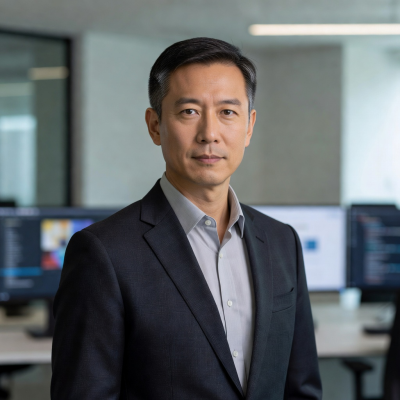 Portrait of James Chen, CTO of pebbiclicksprint.quest